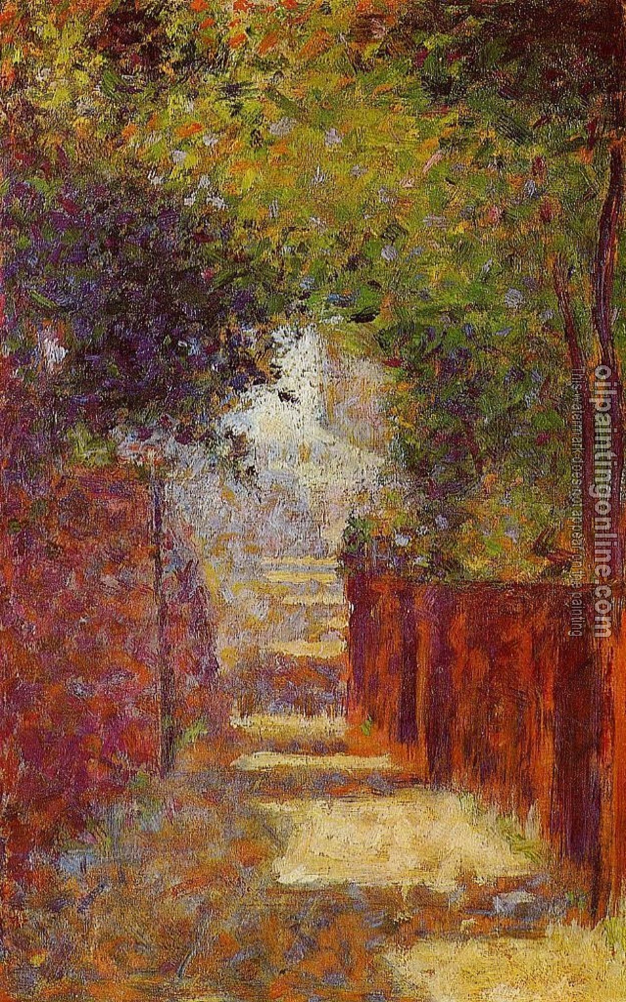 Seurat, Georges - Rue Saint-Vincent, Montmartre, in Spring